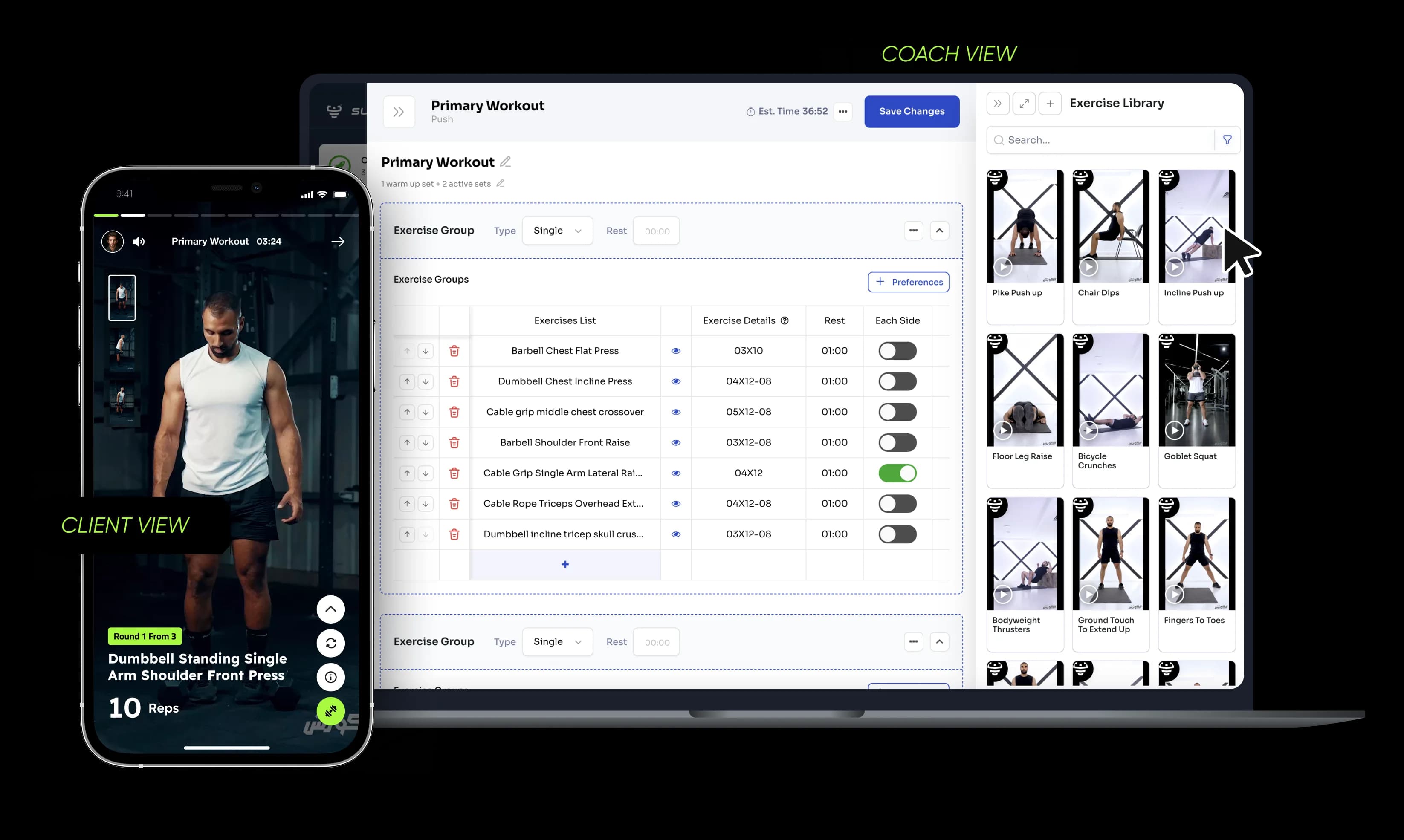 Build Custom Workout Programs